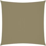 vidaXL Senčno jadro oksford blago kvadratno 4,5x4,5 m bež Cene
