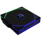 Lian Li ventilator za ohišje UNI FAN TL Wireless LCD 120 ARGB PWM 120mm, črn | Shoptok.si