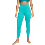 Nike NY DF 7/8 TGT LUREX W Ženske tajice za jogu, tirkiz, veličina
