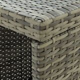 Barska miza s stojalom za shranjevanje siva 120x60x110 cm | Shoptok.si