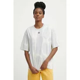 Adidas Bombažna kratka majica ženska, siva barva, IU2481