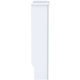 vidaXL Pokrov radiatorja 2 pcs Bela 205x20.5x81.5cm Konstruiran les | Shoptok.si