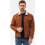 Ombre Plašči Moška prehodna jakna (C524BROWN) pisana | Shoptok.si