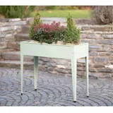 Garden Urban | Povišena gredica | Visoka tegla za cvijeće | 72 L | 100x40x84 cm - Kaktus zelena - BRANDED IN EU