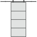  Klizna vrata s priborom 90 x 205 cm od ESG stakla i aluminija | Eponuda.ba