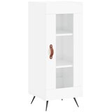 vidaXL Visoka komoda sjajna bijela 34 5x34x180 cm konstruirano drvo | shoptok.hr