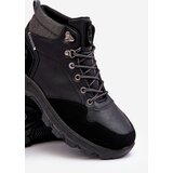 Boto Men's Trekking Shoes Lace-up Boots Black Salomene | Shoptok.si