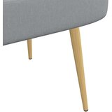 Oblikovana klupa s naslonjačem Svjetlosiva 110 x 60 x 76 cm | shoptok.hr