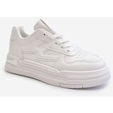 Boto Women's Platform Sneakers in White Faux Leather Lynnette | Shoptok.si