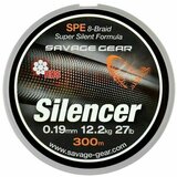 Savage Gear struna sg HD8 silencer 8-BRAID 120M green 0/28MM Cene