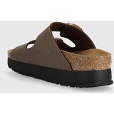 Birkenstock Natikače Arizona Platform Flex za žene, boja: smeđa, s platformom, 1027417 | shoptok.hr