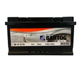 akumulator bartog efb 75Ah D+730A 310x175x175 EL752