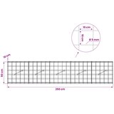  Gabion s žicom debljine 5 mm i mrežom 10x10 cm 250x10x50 cm | shoptok.hr