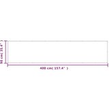  Balkonski zaslon svjetlosivi 90 x 400 cm 100 % poliester Oxford | shoptok.hr