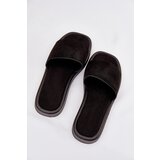 Boto Ladies Platform Sandals Made Of Eco Suede Black Jorina | Shoptok.si