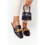 Kesi Women's flip-flops with chain black Call On Me