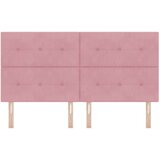  Vzglavje s gumbi, roza, 180 cm, žamet, (22051349) | Shoptok.si