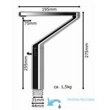 EYN Kuhinjska/kopalniška armatura s sodobnim dizajnom | Pipa KA05738 | Shoptok.si