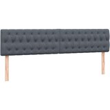 Box spring krevet s madracem tamnosivi 180x220 cm baršunasti | shoptok.hr