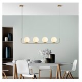 Opviq Luster Faruk-13721, 20-110cm, 4xE14 s, IP27, Zlatne boje | Eponuda.ba