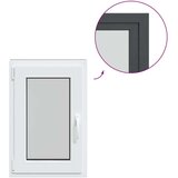 vidaXL Kletno okno "RISOR" 50x75 cm vrtljivo-nagibno DIN levo antracitno | Shoptok.si