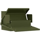 Feeder Hranilka za piške s pedali Oljčno zelena 50 x 40 x 29 cm, (5000221463) | Shoptok.si