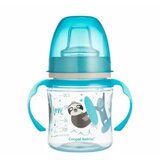 Canpol BABIES SOLJA SA DRSKAMA KOJE SVETLE U MRAKU 6M+ "EXOTIC ANIMALS" - 120ml - BLUE (35207_blu) | ePonuda.com
