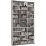 Cd ormarić za CD-ove boja betona 102x16x177,5 cm konstruirano drvo | shoptok.hr