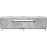  LED TV kabinet Betonska siva Konstruirano drvo | shoptok.hr