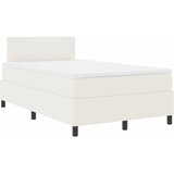  LED Box Spring Krevet s uzglavljem Krema i bijela 120 x 190 cm | shoptok.hr