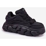 GOE Women's Leather Sneakers On Chunky Platform | Shoptok.si