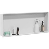  Ničica za tuš Bijelo 75 x 30 x 9,5 cm Nehrđajući čelik | Shoptok.si