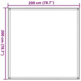  Tepih za šator 200 x 200 cm smeđe-sivi | shoptok.hr