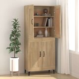  Komoda sonoma hrast 69,5x34x90 cm konstruiran les, (20654074) | Shoptok.si