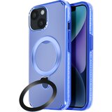 AVIZAR MagSafe ohišje za iPhone 14 in 13 Odporno na udarce s stojalom, Modra, (5000012996) | Shoptok.si