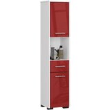 AKORD KOPALNIŠKA OMARA FIN STOLP 30 2D 1SZ 1W 140cm PK RDEČA SJAJNA, (21714019) | Shoptok.si