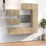 The Living Store Komplet TV omaric 6-delni sonoma hrast inženirski les - Komplet TV Omaric, (21624935) | Shoptok.si