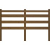  Posteljno vzglavje medeno rjavo 126x4x100 cm trdna borovina, (20646151) | Shoptok.si