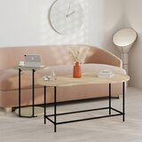 Livetastic Klubska Miza Cuddle, Barva Hrasta, Zelena | Shoptok.si
