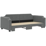  Dnevni krevet na razvlačenje bez madraca tamnosivi 100 x 200 cm | shoptok.hr