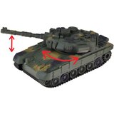 Rc tenk na daljinsko upravljanje s rotirajućom kupolom, šumska kamuflaža, 22 cm | shoptok.hr