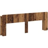 Glava kreveta s ormarićem Staro drvo Konstruirano drvo - Staro drvo 180 cm | shoptok.hr