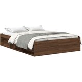  Okvir za krevet smeđi hrast 120 x 190 cm mali bračni | shoptok.hr