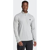 Adidas Funkcionalna majica 'Essentials' svetlo siva / črna | Shoptok.si