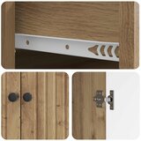  Kreveta Hrast artisan 66 x 34,5 x 90 cm Konstruirano drvo Slike