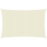 vidaXL Senčno jadro 160 g/m² krem 5x6 m HDPE, (20609672) | Shoptok.si