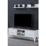 MyMassa Neva TV komoda bijela 150 cm