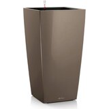 LECHUZA Okrasni lonci Cubico Premium 40 komplet - Taupe vsoki sijaj Cene