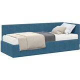 vidaXL kutni okvir kreveta s madracem plava 80 x 200 cm baršun | shoptok.hr