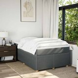  Krevet box spring s madracem tamnosivi 120 x 190 cm tkanina | shoptok.hr